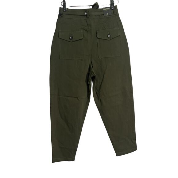 Blank NYC Green Hakuna Matata Pleated High Waist Pants *Revolve Dark Academia - Picture 8 of 15